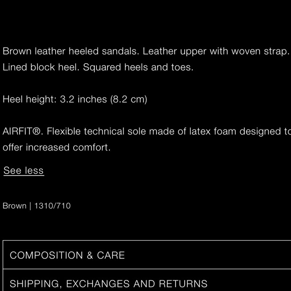 NWT Zara Leather Block Heel Sandals EU 40 / US Size 9 Airfit Technology SOLD OUT - Picture 12 of 12